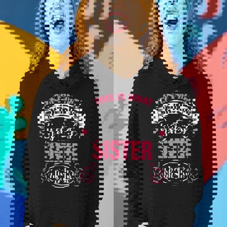 What World's Greatest Sister Looks Like Christmas Women Hoodie Gifts for Her