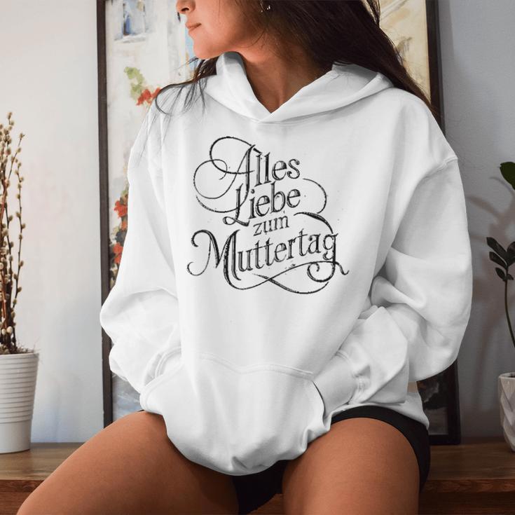 Alles Liebe Zum Muttertag Mama Lustiger Muttertags Kapuzenpullover für Damen Geschenke für Sie