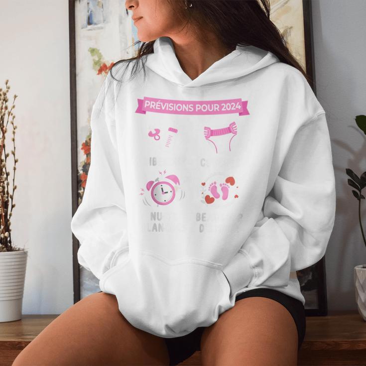 Annonce Grossesse Idée Cadeau Bientôt Futur Papa Maman 2024 Kapuzenjacke Kapuzenpullover für Damen Geschenke für Sie