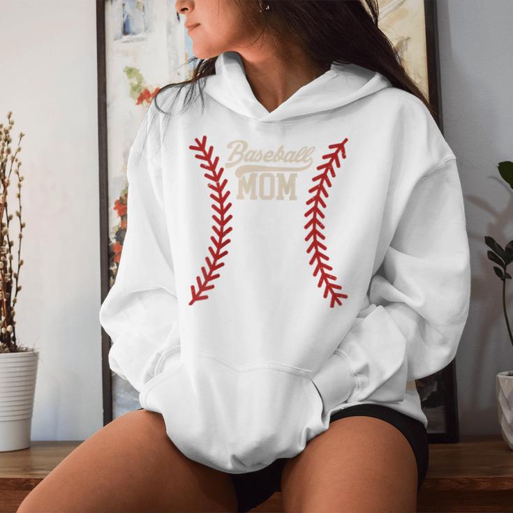 Ball Mama Baseball Softball Mama Damen Raglan Kapuzenpullover für Damen Geschenke für Sie