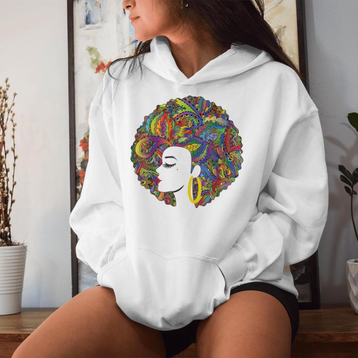 Beautiful Black Woman African American Black History Women Hoodie Gifts for Her