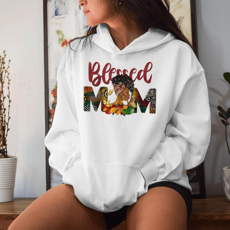 Blessed Mom Africa Black Woman Junenth Mother's Day Women Hoodie Gifts for Her
