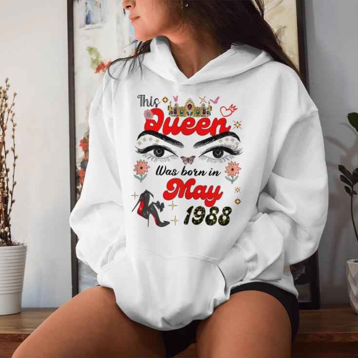 Diese Königin Wurde Im Mai 1988 Geboren Mai Geburtstag Frauen Kapuzenpullover für Damen Geschenke für Sie