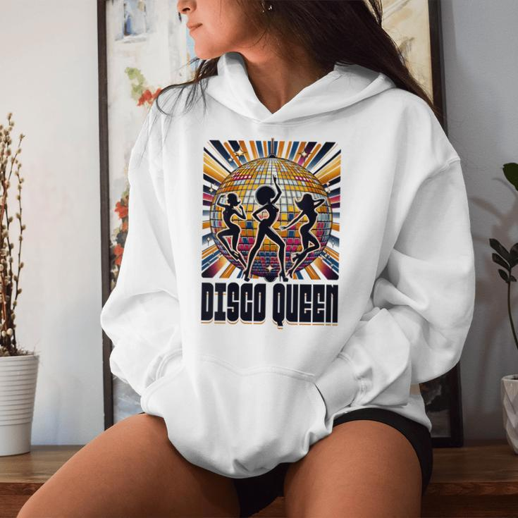 Disco Queen 70'S 80'S Retro Vintage Disco Women Hoodie Gifts for Her