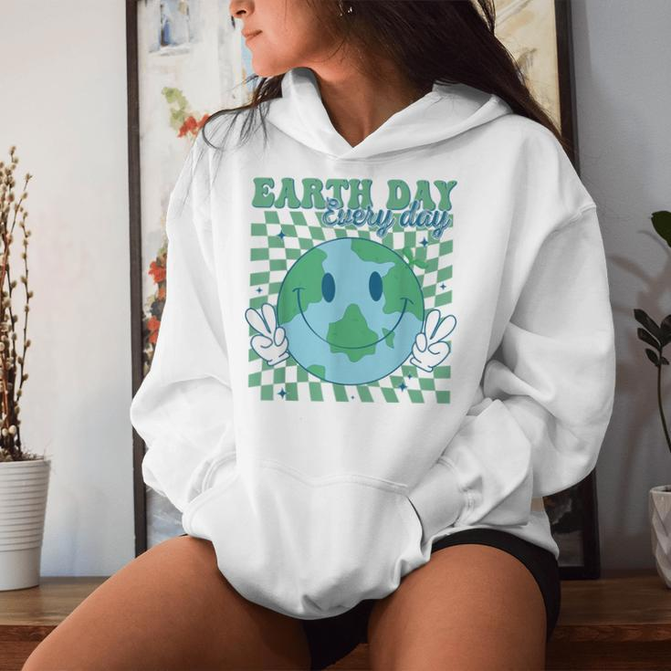 Earth Day Everyday Teacher Mother Earth Planet Anniversary Women Hoodie Gifts for Her