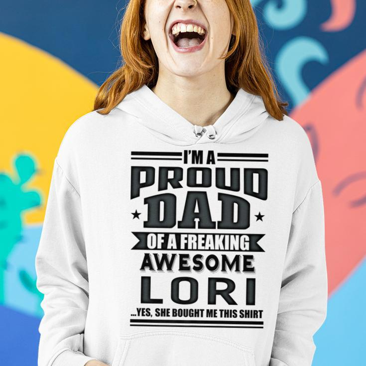 Family Father's Day Dad Daughter Lori Name Men Women Hoodie Gifts for Her