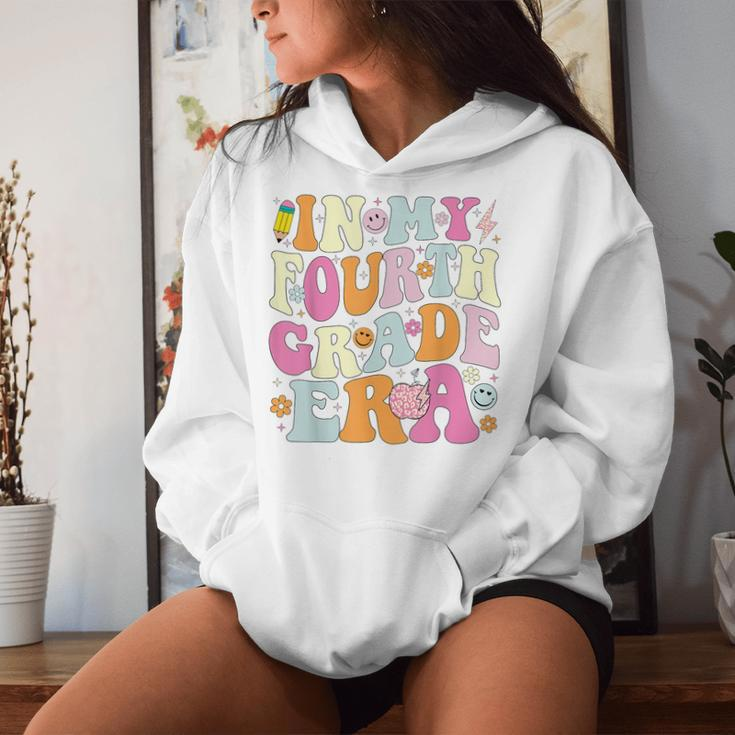 In My Fourth Grade Era 4Th Grade Girl Teacher Back To School Women Hoodie Gifts for Her