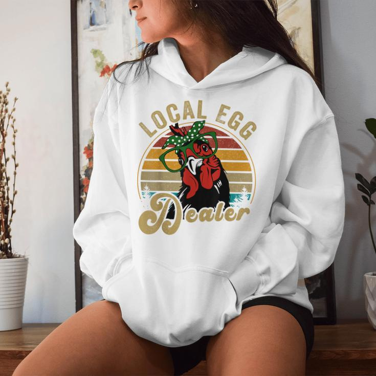 Chicken- Local Egg Dealer Mom Mother Day Mama Hen Women Hoodie Gifts for Her