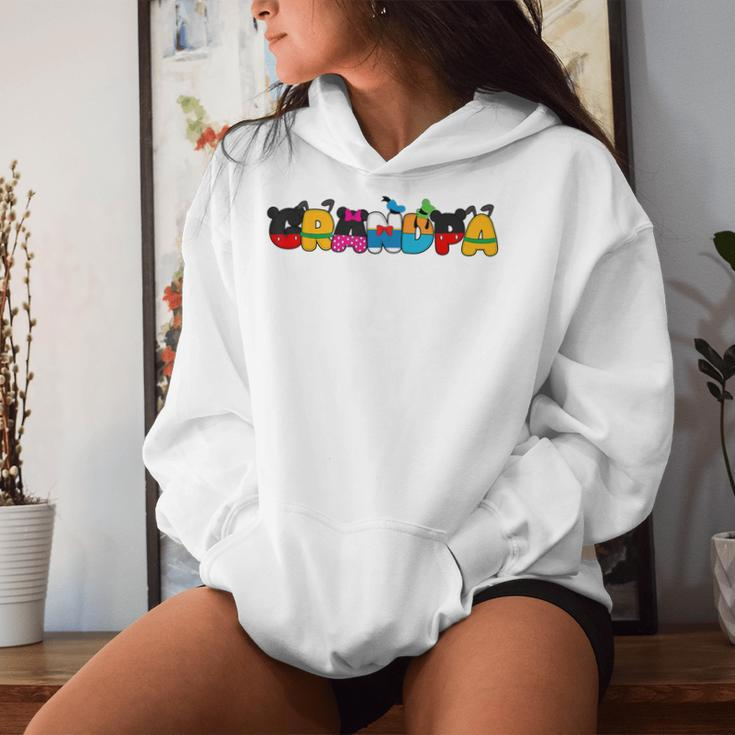 Grandpa Of The Birthday Girl Mouse Family Matching Women Hoodie Gifts for Her