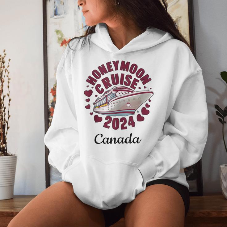 Honeymoon Cruise 2024 Canada Matching Couple Husband Wife Women Hoodie Gifts for Her