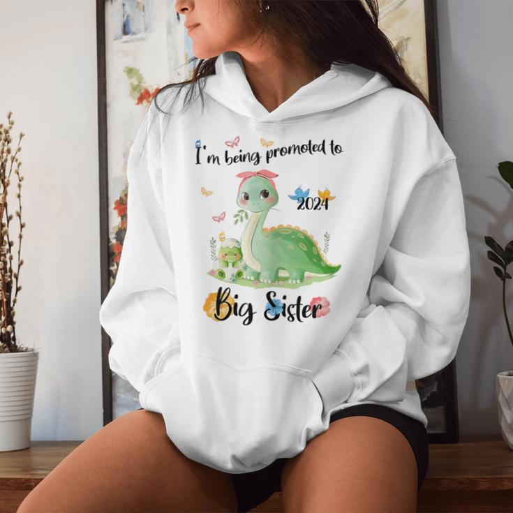 I'm Being Promoted To Big Sister 2024 Women Hoodie Gifts for Her