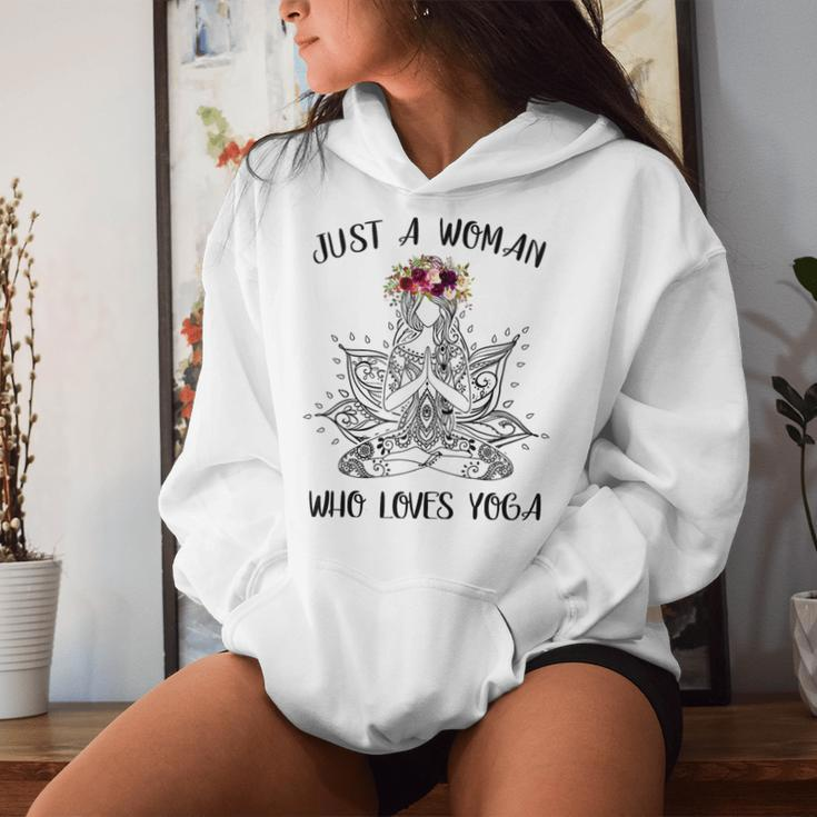 Just A Who Love Yoga Vintage For Womens Women Hoodie Gifts for Her