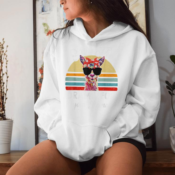 Llama Save Drama For Your Llama Mother Day Women Hoodie Gifts for Her
