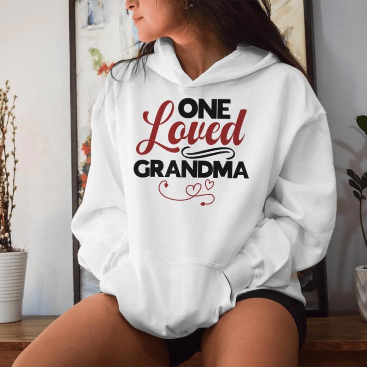 Love My Grandma One Loved Grandma Women Hoodie Gifts for Her