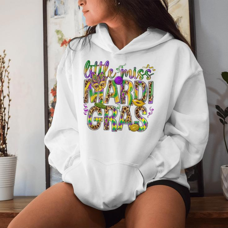 Mardi Gras Little Miss Mardi Gras Girl Outfit Women Hoodie Gifts for Her