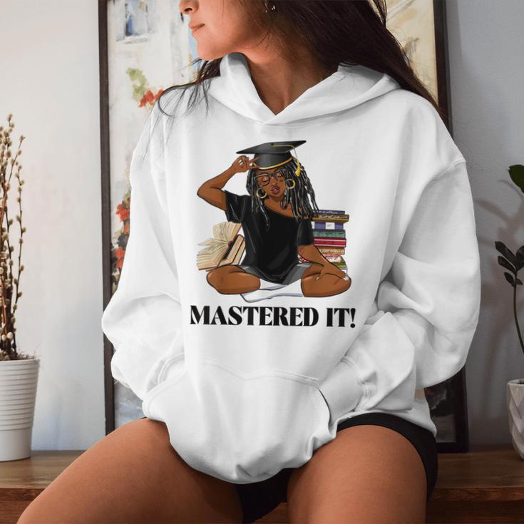 Mastered It Black Girl Magic Graduate Blm Melanin Senior Women Hoodie Gifts for Her