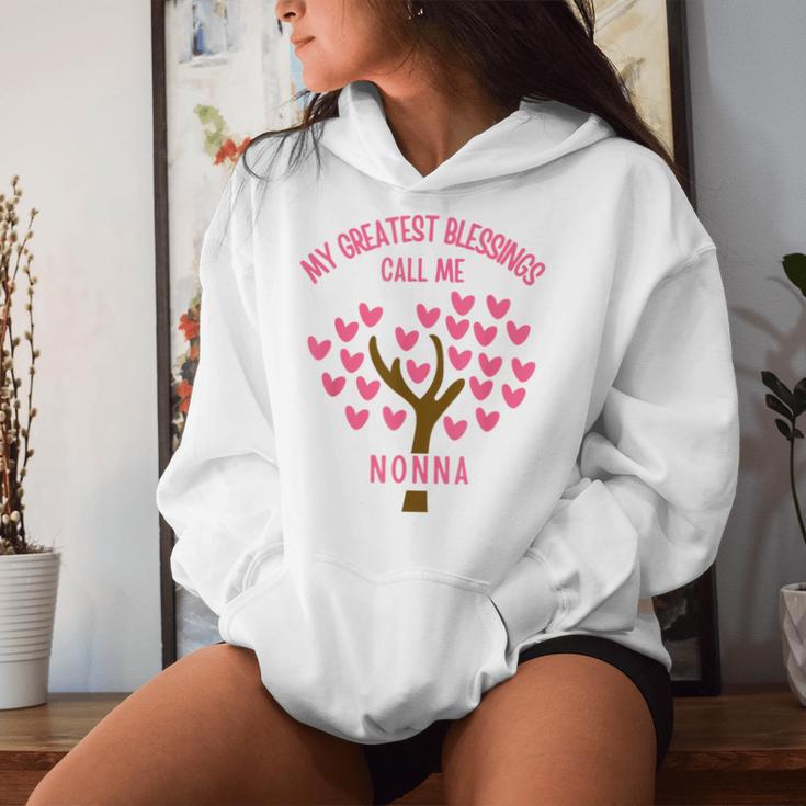 Mis Mayores Bendiciones Me Llaman Nonna Sudadera con capucha para mujer Regalos para ella
