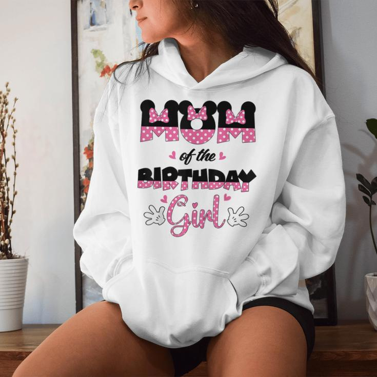 Mom And Dad Birthday Girl Mouse Family Matching Women Hoodie Gifts for Her