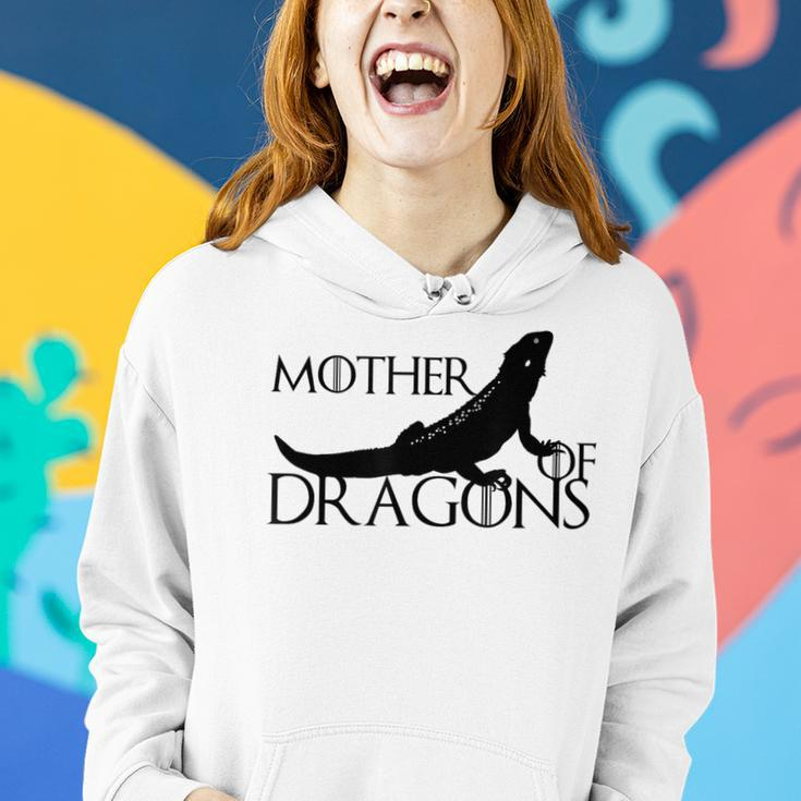 Mother Of Bearded Dragons Beardie Mom Reptile Pet Queen Women Hoodie Gifts for Her