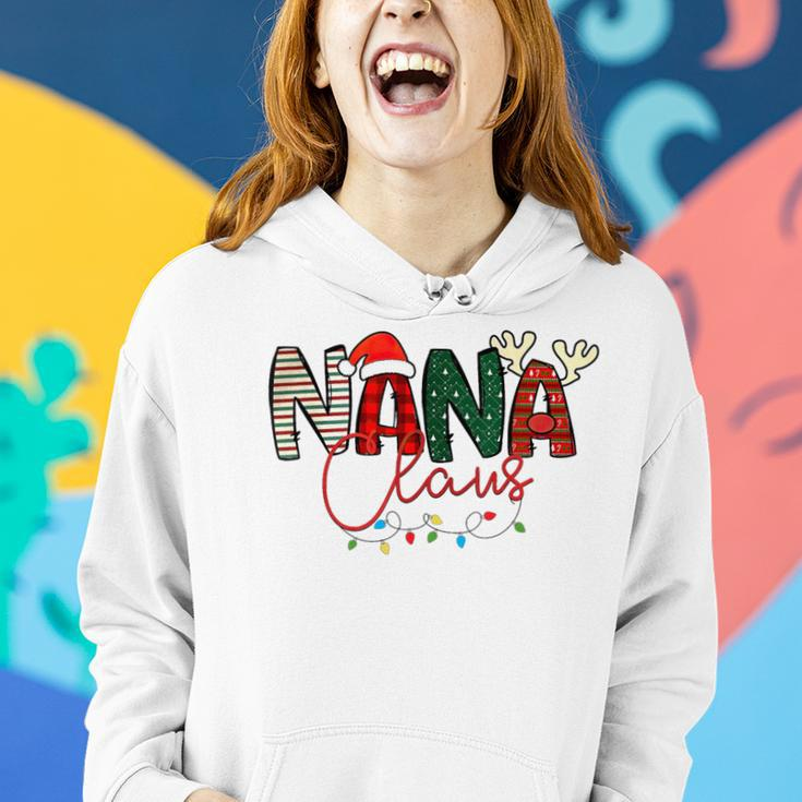 Nana Claus Ugly Christmas Sweater Merry Xmas Outfitt Women Hoodie Gifts for Her