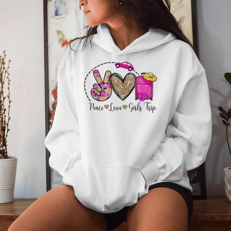 Peace Love Girls Trip Black Melanin American Pride Women Hoodie Gifts for Her