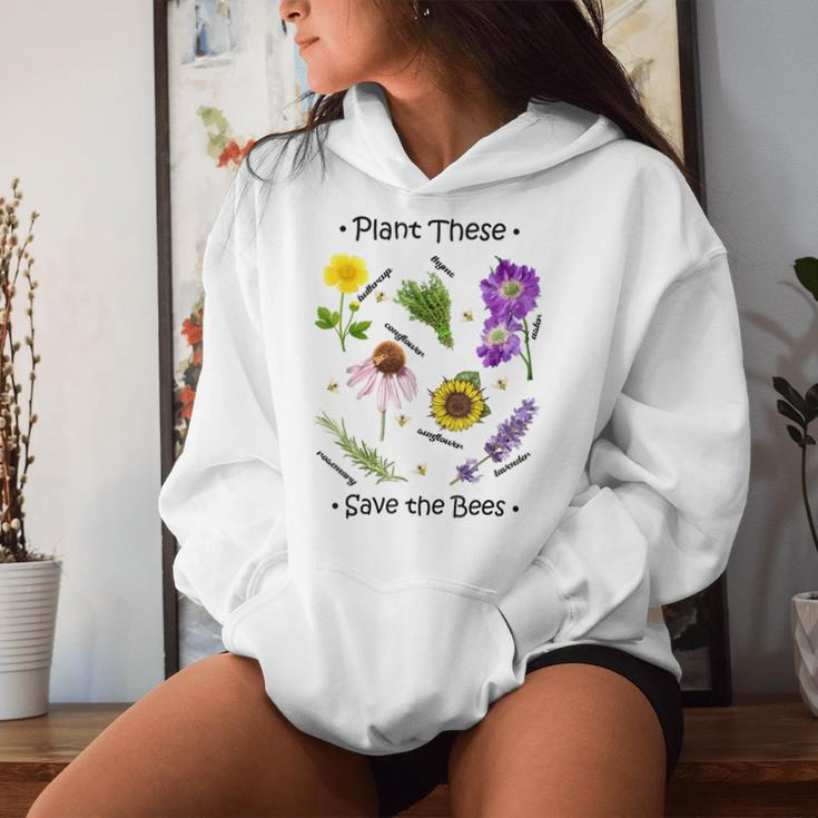Plant These Save The Bees Bee Women Hoodie Gifts for Her