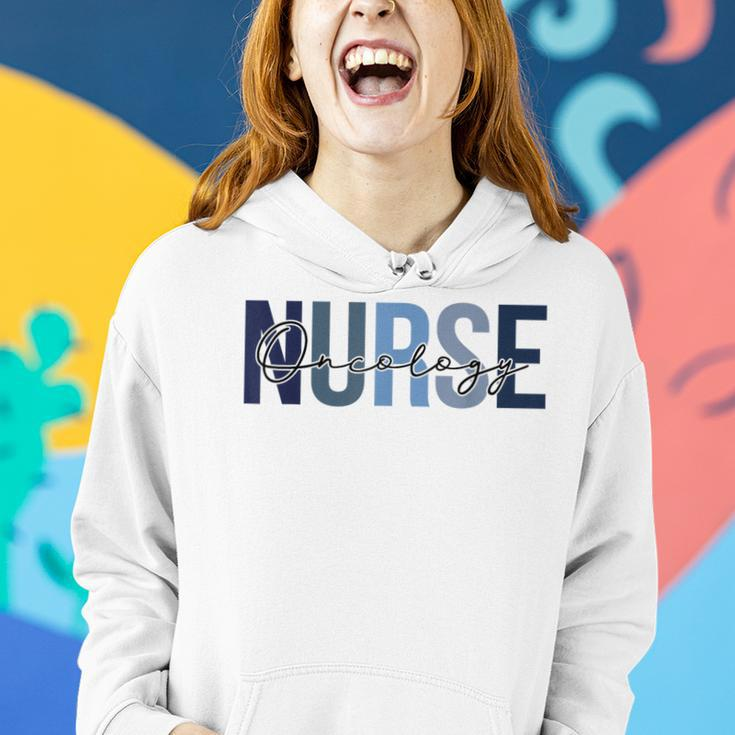 Retro Oncology Nurse Print For Nursing Student Women Hoodie Gifts for Her