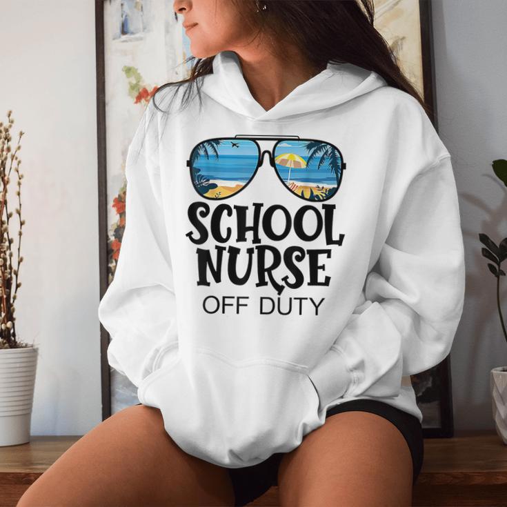 School Nurse Off Duty Sunglasses Beach Summer Women Hoodie Gifts for Her