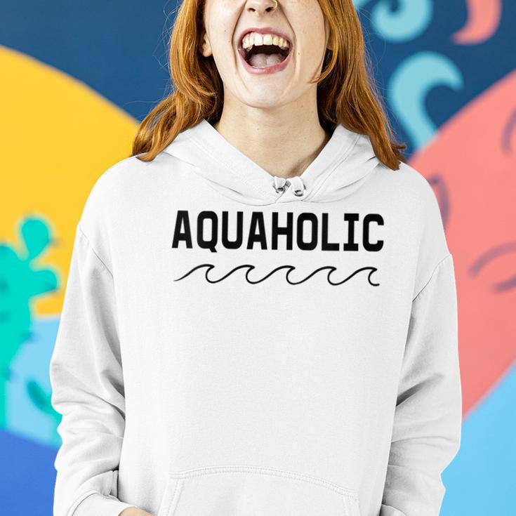 Swimmer Boating Aquaholic Swimming Water Sports Lover Women Hoodie Gifts for Her