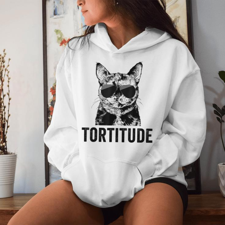 Tortitude Tortie Cat Mom Sunglasses Tortoiseshell Mama Women Hoodie Gifts for Her