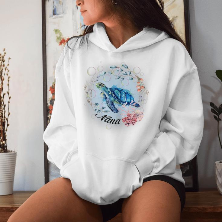 Turtle Nana Nana Sea Tortoise Turtle Women Hoodie Gifts for Her