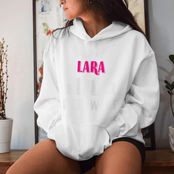 Women's Best Lara Der Welt Personalised First Name Kapuzenpullover für Damen Geschenke für Sie