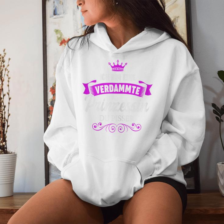 Women's Ich Bin Eineerdammte Prinzessin Du Pisser S Kapuzenpullover für Damen Geschenke für Sie