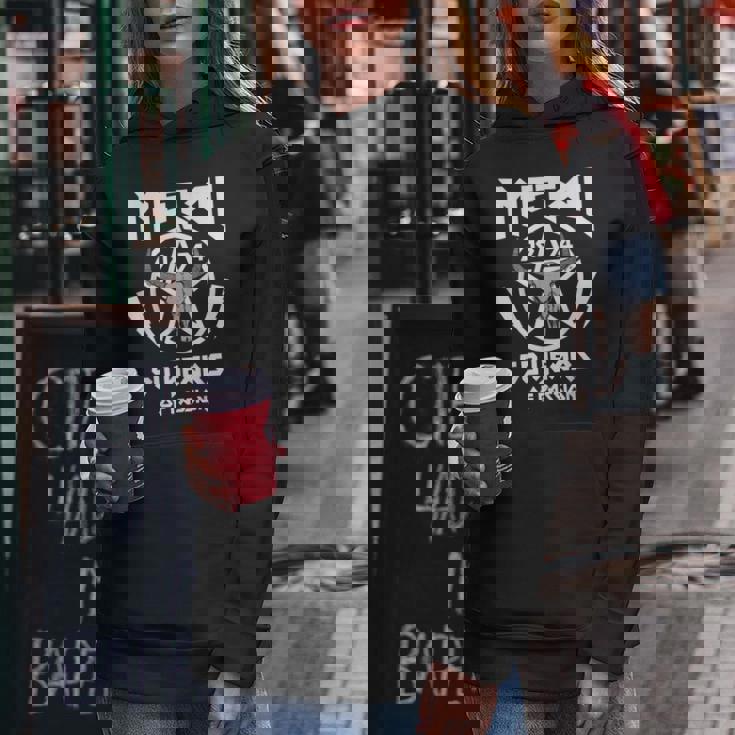 50 Cumpleaños Hombre Heavy Metal Rock Música Pentagrama Sudadera