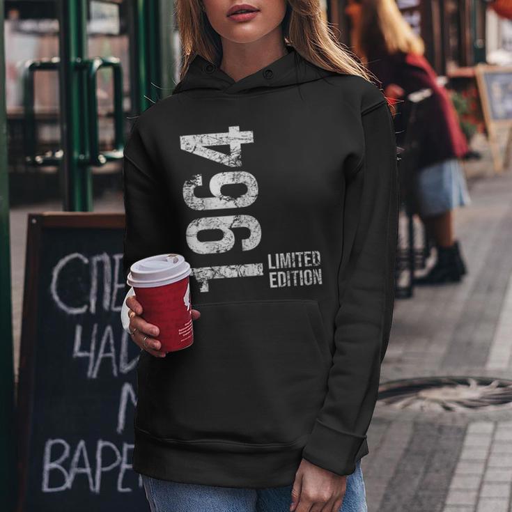 60Th Birthday 60 Years Old Man Woman Vintage 1964 Women Hoodie Unique Gifts