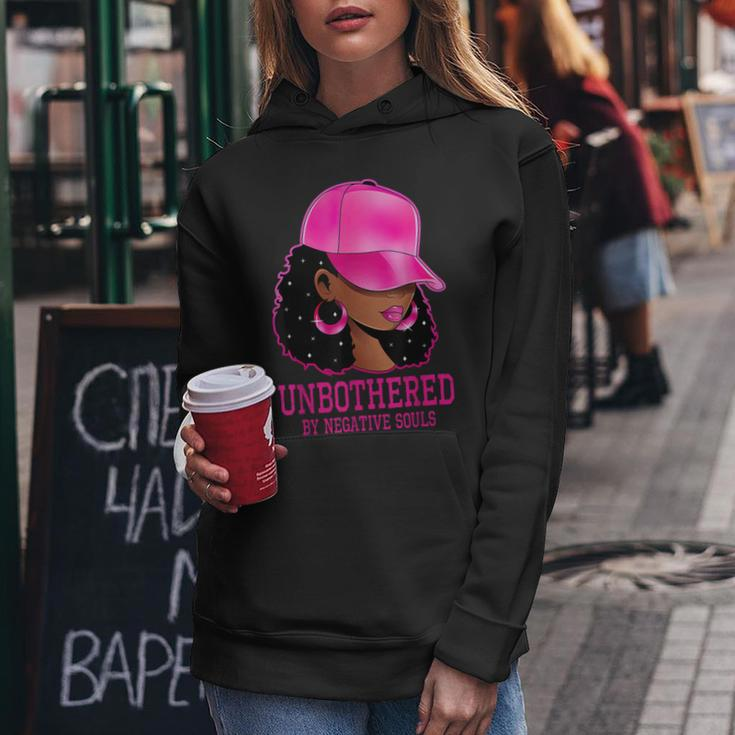 African American Afro Queen Sassy Black Woman Unbothered Women Hoodie Unique Gifts