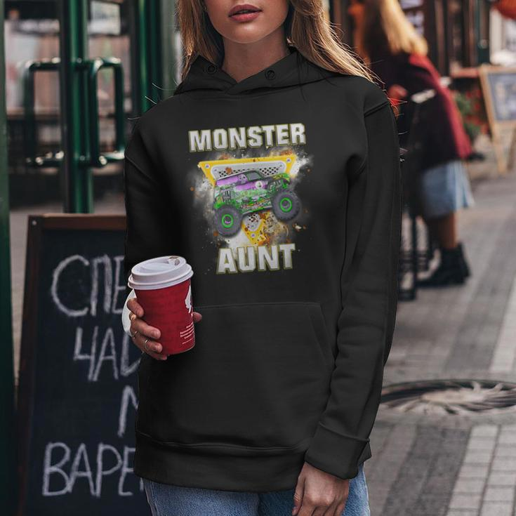 Aunt Monster Truck Are My Jam Truck Lovers Women Hoodie Unique Gifts