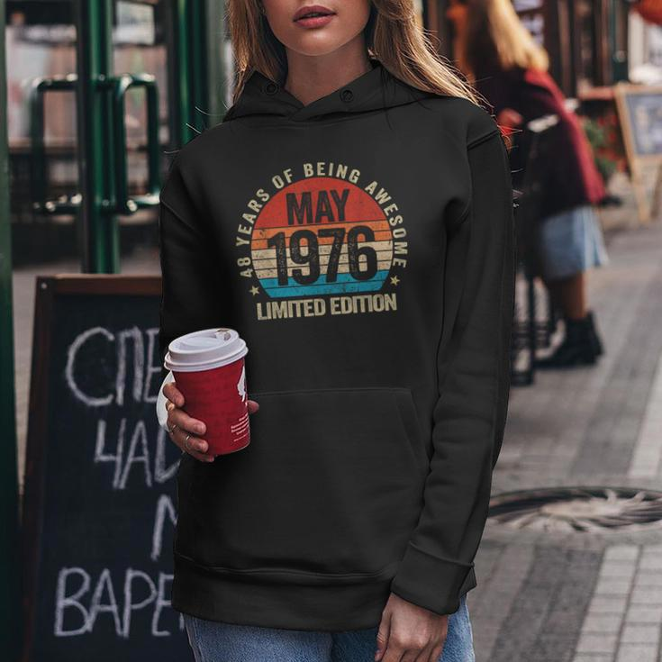 Awesome Since May 1976 Vintage 48Th Birthday Women Women Hoodie Unique Gifts