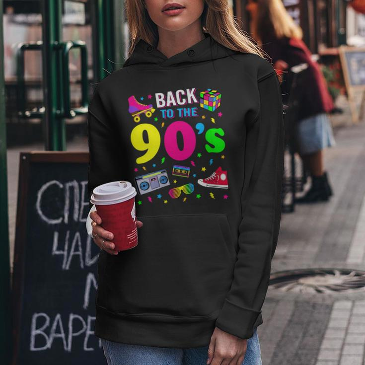 Back To 90'S 1990S Vintage Retro Nineties Costume Party Women Hoodie Unique Gifts