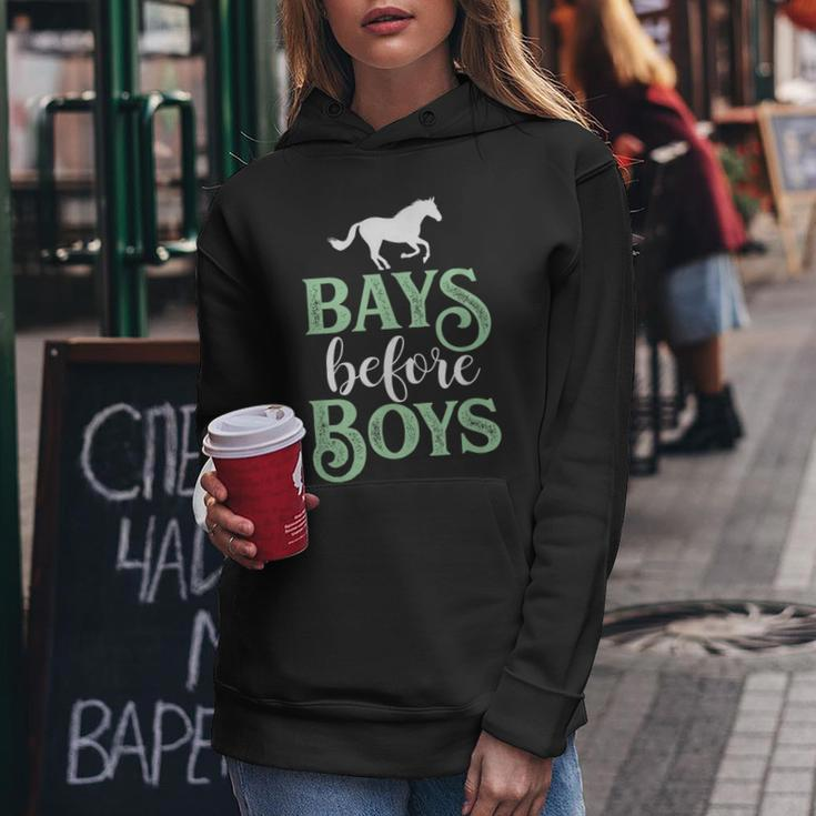 Bays Before Boys Horse Riding Lover Women Hoodie Unique Gifts