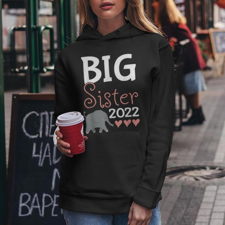 Become Big Sister 2022 Elephant Sis Women Hoodie Unique Gifts