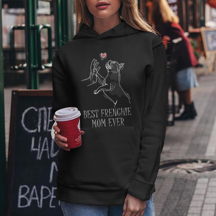 Best Frenchie Mom Ever French Bulldog Mama Kapuzenpullover für Damen Lustige Geschenke