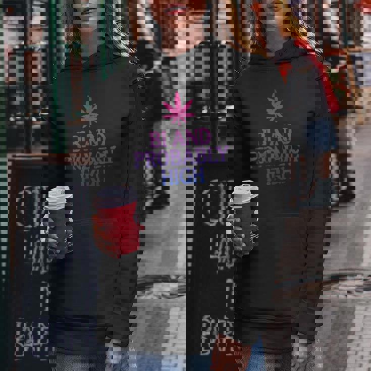 Bi And Probably High Bisexual Pride Flag Lgbt Weed Women Women Hoodie Unique Gifts