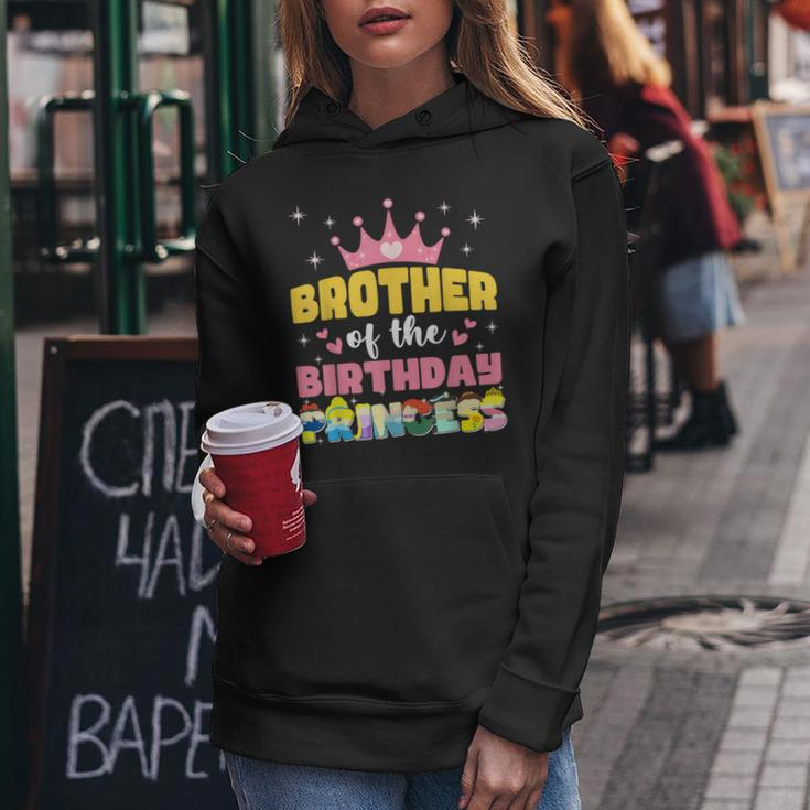 Brother Of The Birthday Princess Girl Matching Family Women Hoodie Unique Gifts