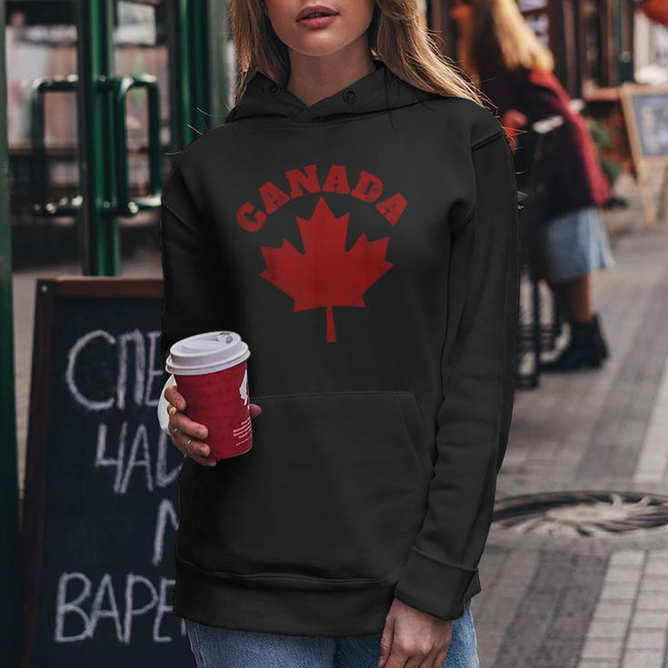 Canada Vintage Canadian Flag Leaf Maple Retro Women Hoodie Unique Gifts