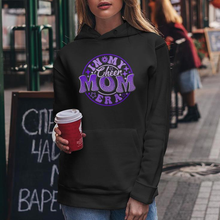 Cheer Mom In Her Purple Era Best Cheerleading Mother Women Hoodie Funny Gifts