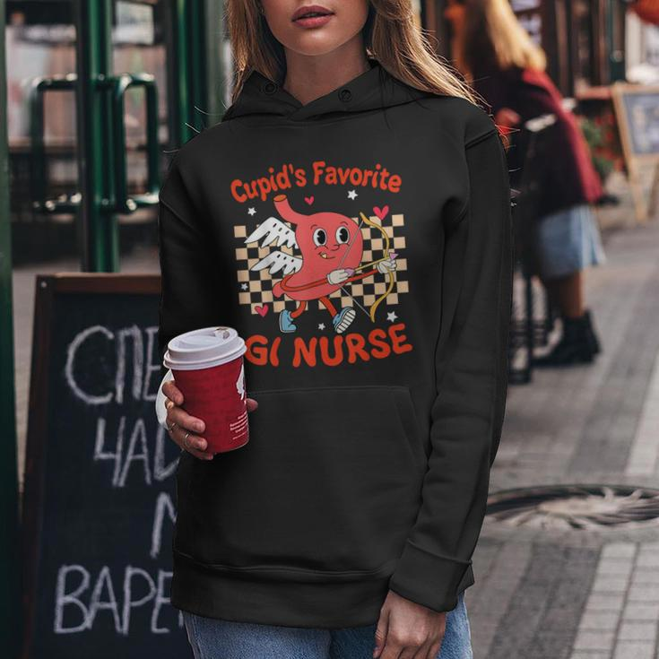 Cupid's Favorite Gi Nurse Stomach Endoscopy Valentines Day Women Hoodie Unique Gifts