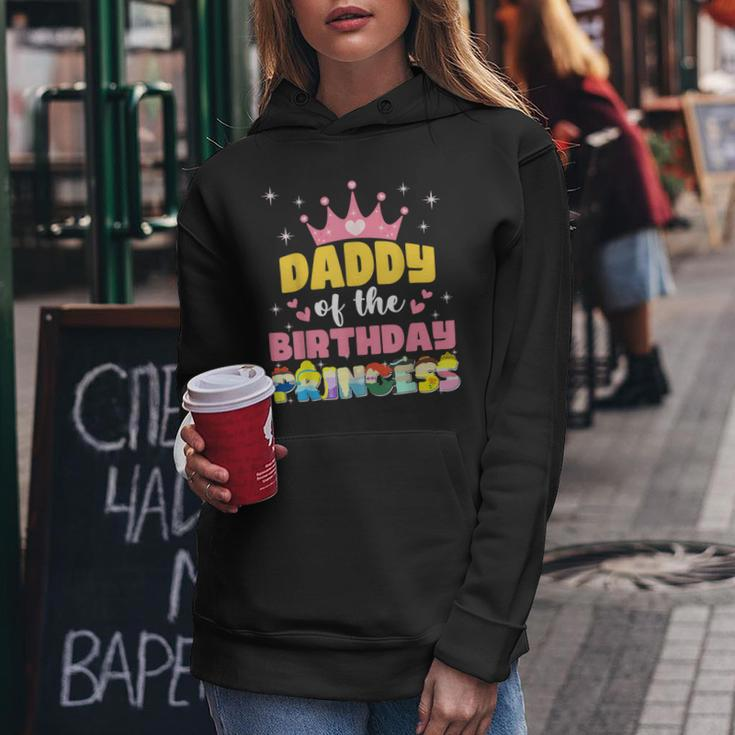 Daddy Dad And Mom Of The Birthday Princess Girl Family Women Hoodie Unique Gifts