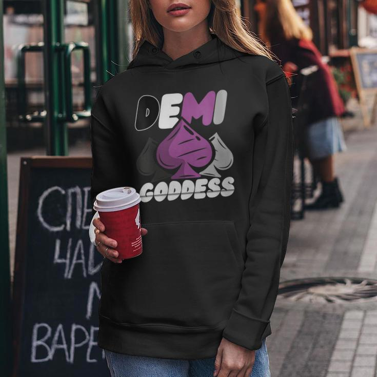 Demi Goddess Proud Demisexual Woman Demisexuality Pride Women Hoodie Unique Gifts