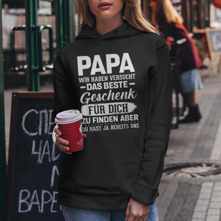 Family Papa Beste Geschenk Hast Du Schon Son Daughter Kapuzenpullover für Damen Lustige Geschenke